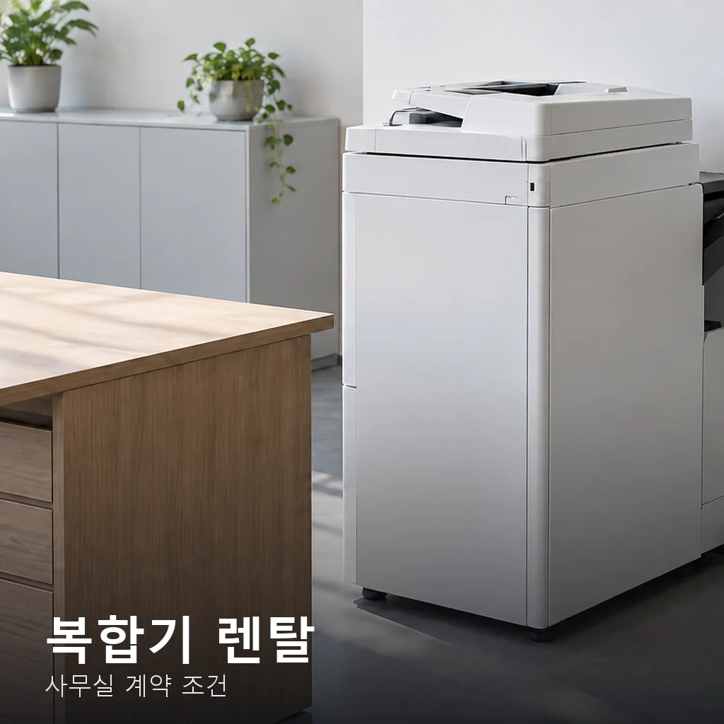 사무실 복합기 렌탈 비용과 계약